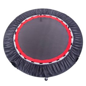 40 Inch Mini Exercise Trampoline-Indoor Fitness Rebounder Trampoline Safety Pad (Option: Black)