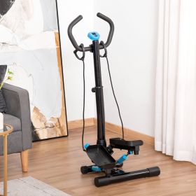 Twist Stepper Machine with Resistance Bands (Option: Black-410x320x535 mm)