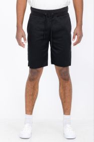 WeRaw Cut Sweat Shorts (Color: Black, size: 3XL)