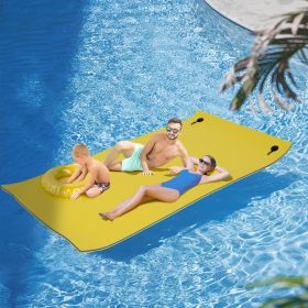 Floating Water Mat Float Pad Used in Lake Pool Water Beach Sea Ocean (Option: Yellow-1545x380x380 mm)